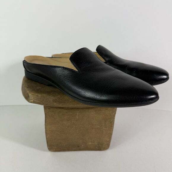 Dansko Lexie Women’s Casual Shoes Black Leather Slip-On Mules Size 39 US 8.5-9! - Picture 4 of 15